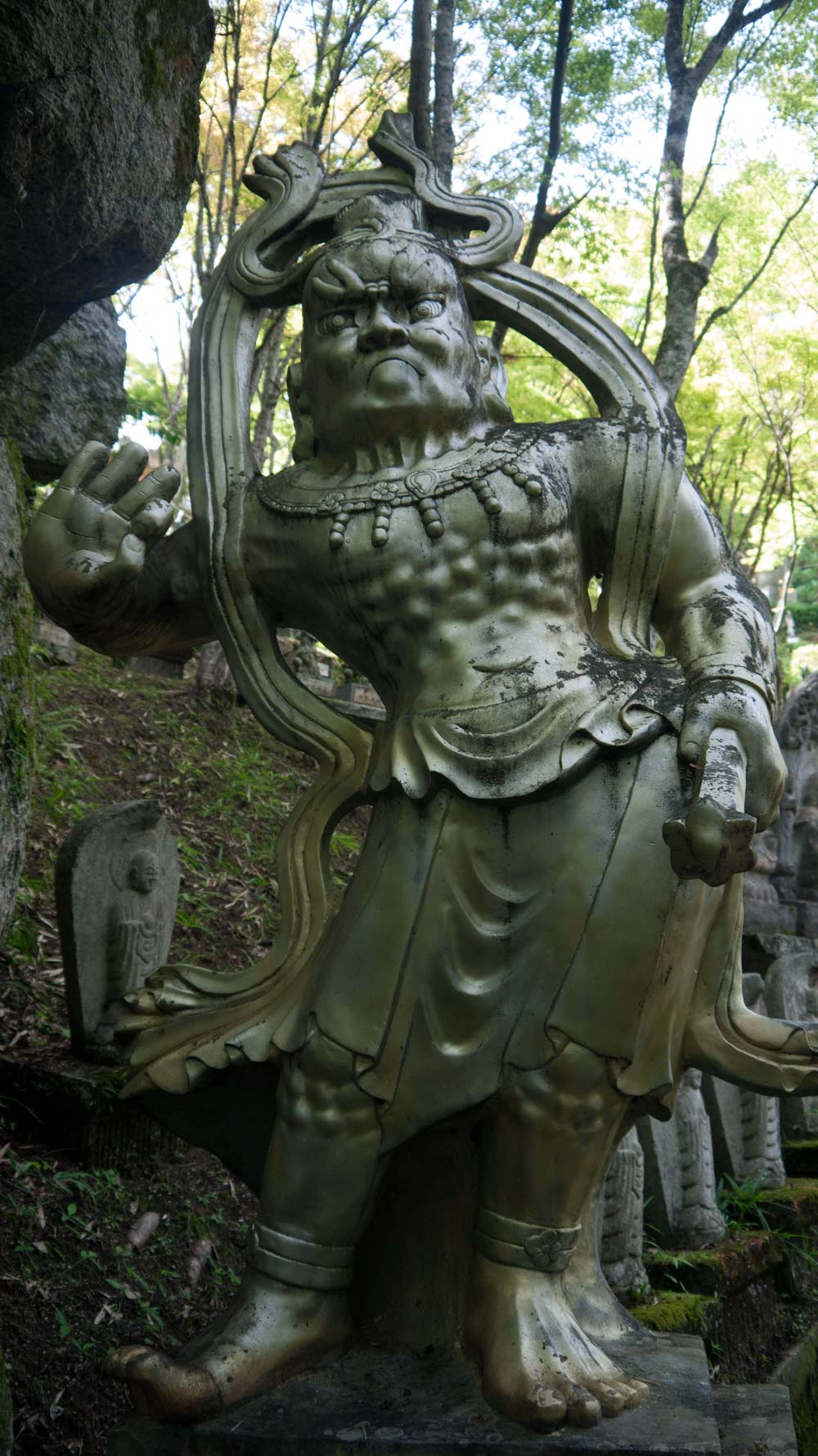 statue of wind god at futendo