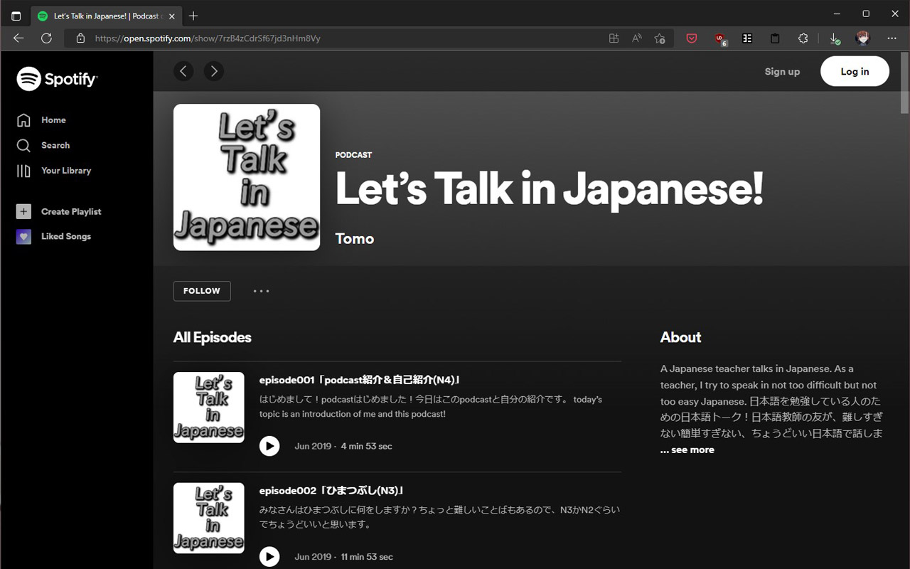 lets talk in japanese